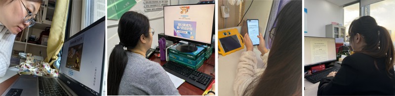 党员们合照